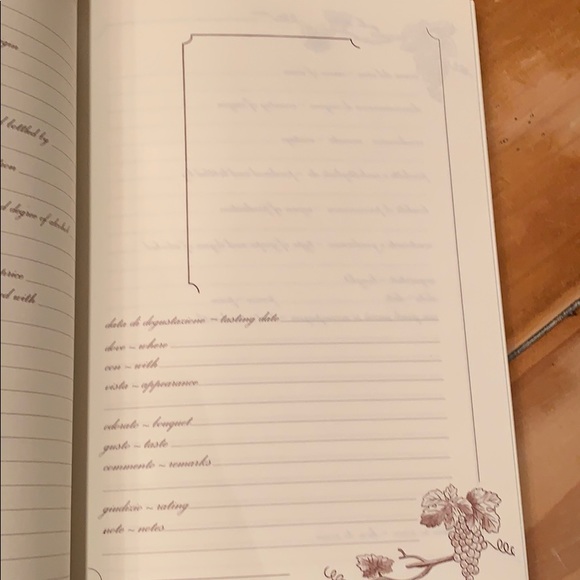 Leather bound wine journal - Picture 8 of 11